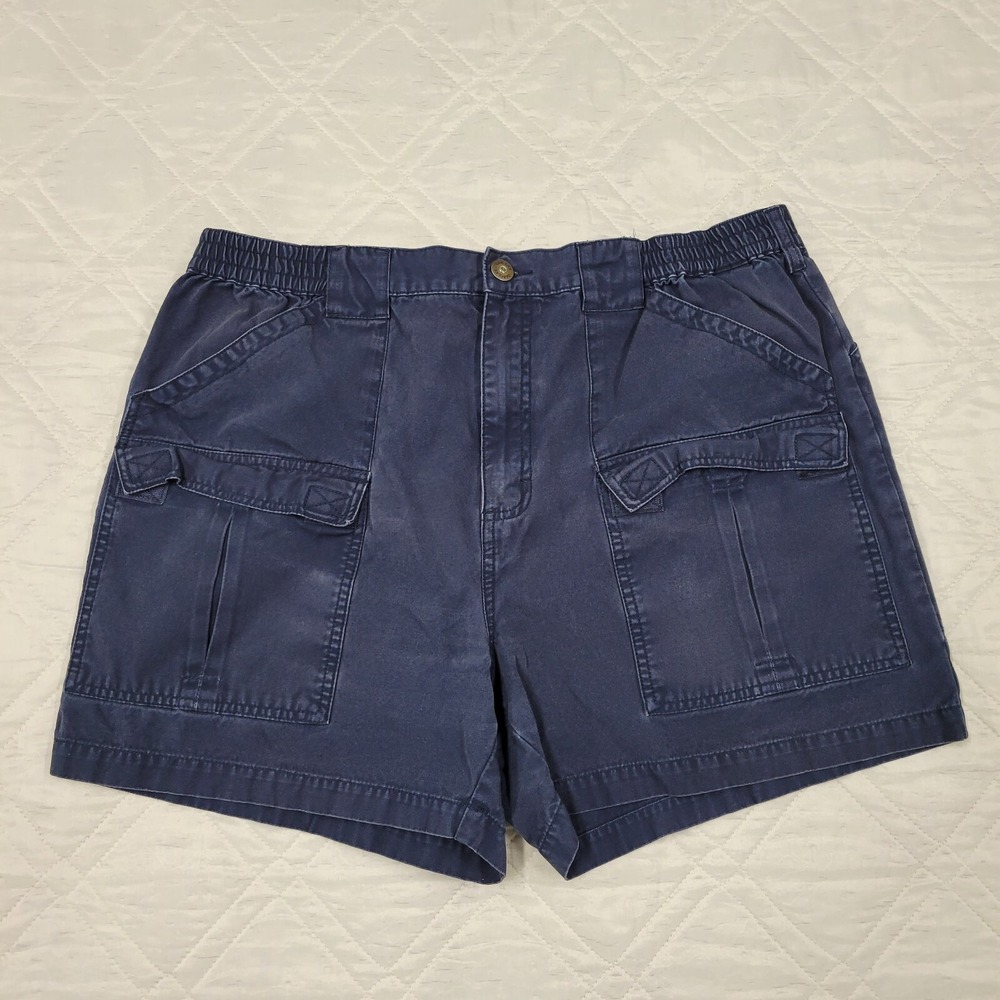 Cabela's 100% cotton‎ blue cargo shorts men's 40